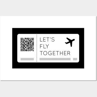 Let's Fly Together Posters and Art